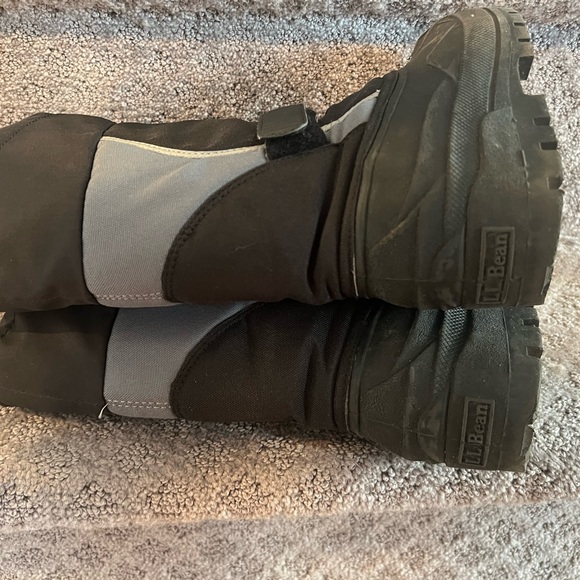 L.L.Bean Boots Youth 3 (blk,gry) - Picture 4 of 6